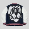 order Supreme Bone Varsity Jacket