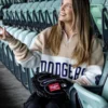order now Dodgers Womens Night Quarter Zip Sweatshirt