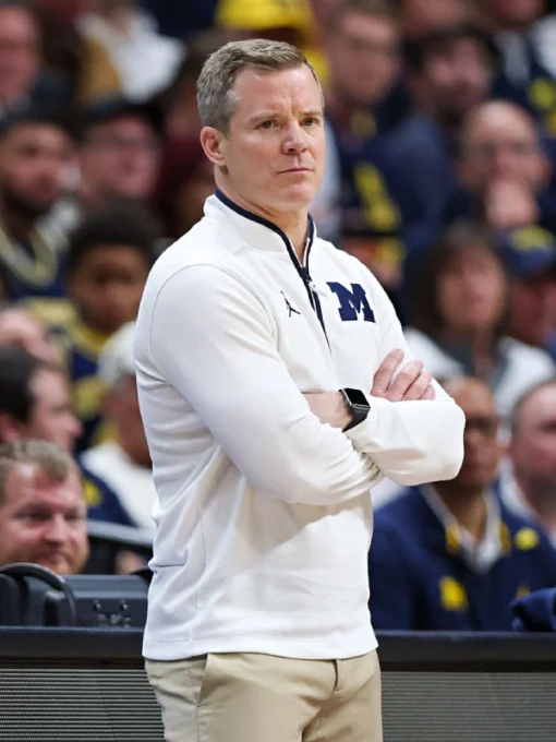 Dusty May Michigan Wolverines Half-Zip Sweatshirt