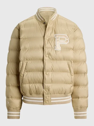 order now Polo Ralph Lauren The Colden Quilted Letter Jacket