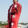 order now Teddy Swims 2026 Coachella Red Coat
