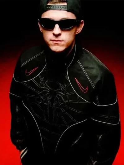 order now Tom Holland Spider-man Black Track Jacket