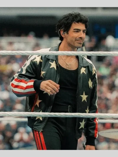 order now WrestleMania 42 Joe Jonas USA Leather Jacket