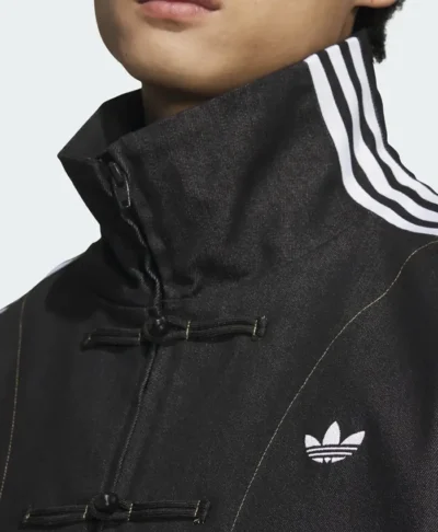 shop Adidas Original Tang Chinese New Year Black Denim Jacket