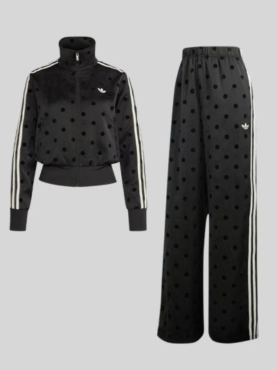 shop Adidas Polka Dots Black Tracksuit