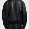 shop Avirex Reversible Nylon to Napa Leather Track Jacket