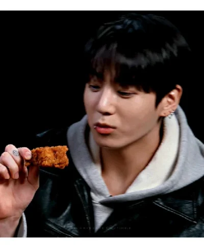 shop Jung Kook Hot Ones Black Leather Jacket