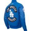 shop LA Dodgers Sport Red and Black Varsity Jacket