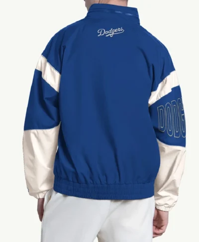 shop LA Dodgers The Gust Blue and Off White Jacket