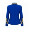 shop Michael Jackson Blue Military Jacket
