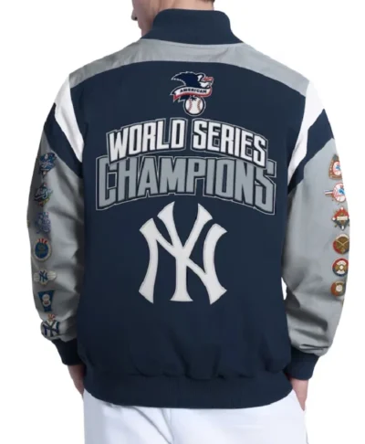shop NY Yankees Strong Safety Commemorative Navy Jacket