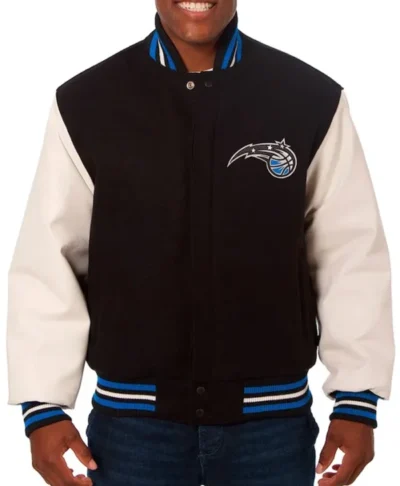 shop Orlando Magic Full-Snap Varsity Jacket