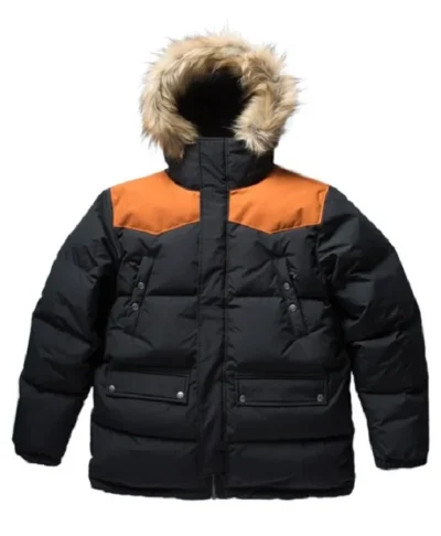 shop Seinfeld Black Puffer Jacket