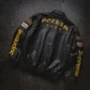 shop Supreme x The Batman Leather Jacket