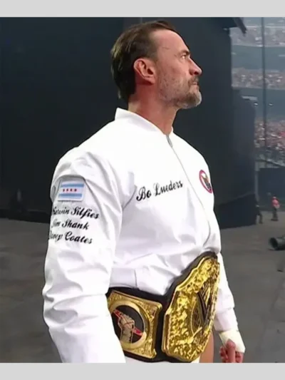 shop WrestleMania 42 CM Punk White Jacket