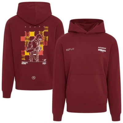 shop now Rokit Williams Racing X Reflo Carlos Sainz Graphic Hoodie