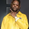 2 Chainz Celebrity Yellow Leather Jacket for Men