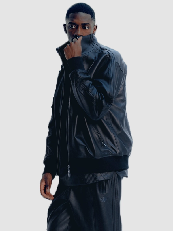 A-Type Adidas Leather Track Jacket