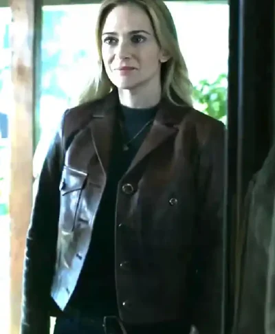 A.J. Cook Criminal Minds S17 Stylish Leather Jacket