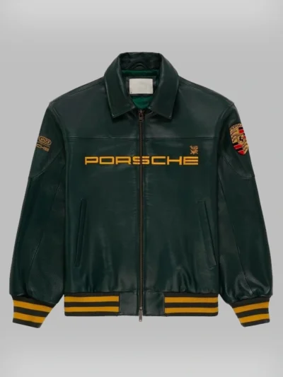 Aime Leon Dore x Porsche Leather Jacket Luxury Racing Edition