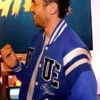 Andrew Koji Street Fighter Blue Varsity Jacket