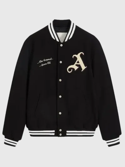 Anne Hathaway Arsenal Gunners Black Jacket