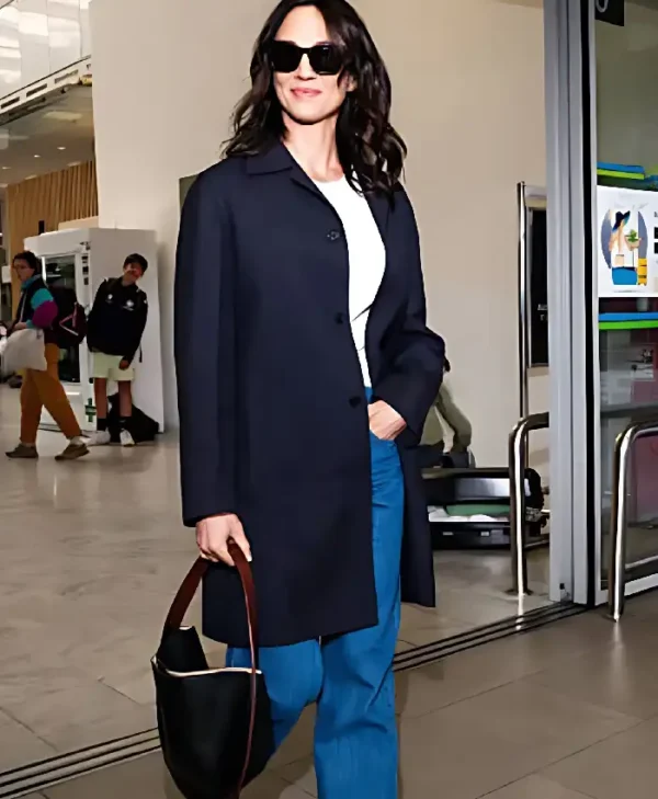 Asia Argento Coat 79th Film Festival