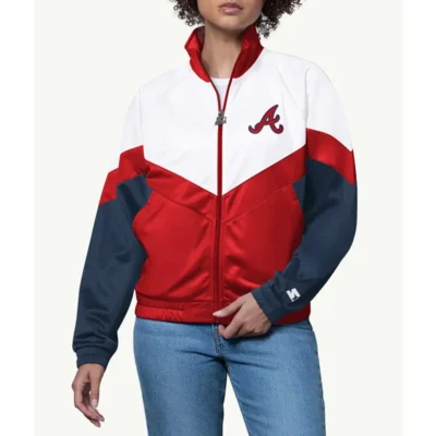Atlanta Braves Teamwork Varsity Track Jacket