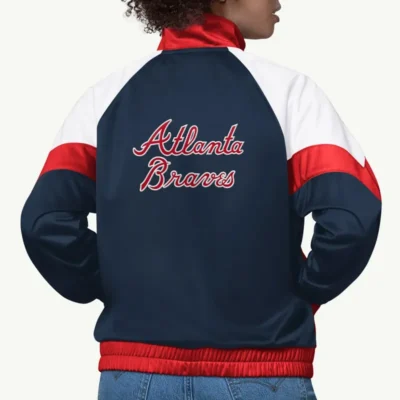 Atlanta Braves Teamwork Varsity Track Jacket
