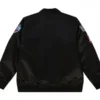 Atlanta Hawks Black Satin Bomber Jacket