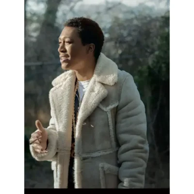 BMF 2021 Big Meech Black Shearling Coat