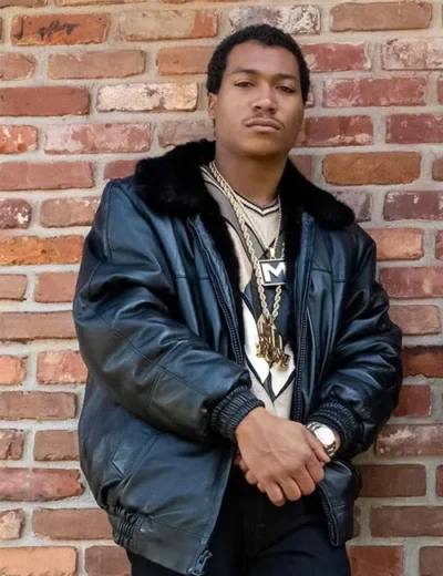 BMF Demetrius “Lil Meech” Flenory Black Leather Jacket