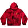 Balenciaga Distressed Skater Style Zip-Up Hoodie