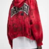 Balenciaga Distressed Skater Style Zip-Up Hoodie