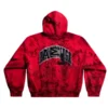 Balenciaga Distressed Skater Style Zip-Up Hoodie