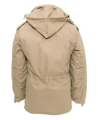 Beige M-65 Field Military Jacket