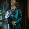 Black Mafia Family S03 Ren King Leather Long Coat