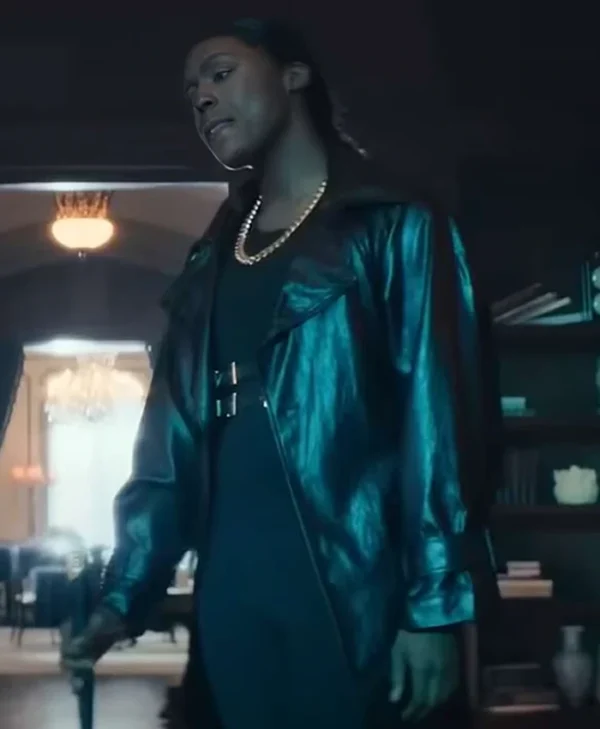 Black Mafia Family S03 Ren King Leather Long Coat