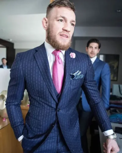 Blue McGregor Statement Suit “Fuck You Edition”