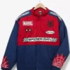 Box Lunch Spiderman Blue Red Bomber Jacket
