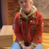 Brandi Carlile NYC 2026 Red Quilted Jacket