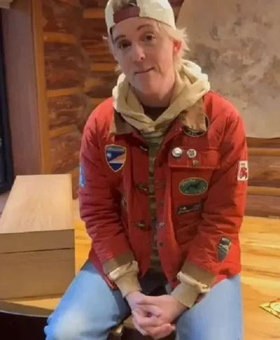 Brandi Carlile NYC 2026 Red Quilted Jacket
