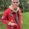 Brandi Carlile NYC 2026 Red Quilted Jacket
