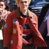 Brandi Carlile NYC 2026 Red Quilted Jacket