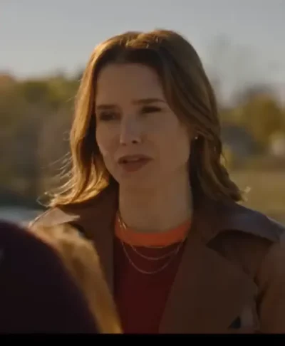Broad Trip 2026 Sophia Bush Leather Coat