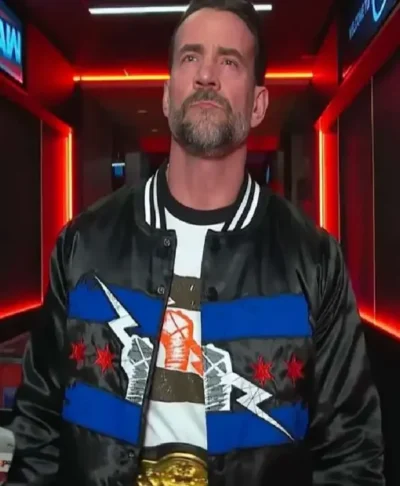 CM Punk Chicago Made Bomber Jacket