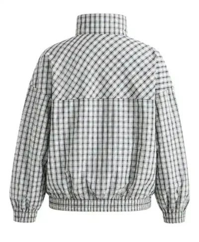 Caitlin Clark Chambray Checked Jacket