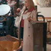 Candace Cameron Bure Elegant Holiday Trench Coat