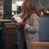 Candace Cameron Bure Elegant Holiday Trench Coat