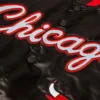 Chicago Bulls City Edition Black Satin Jacket for sale